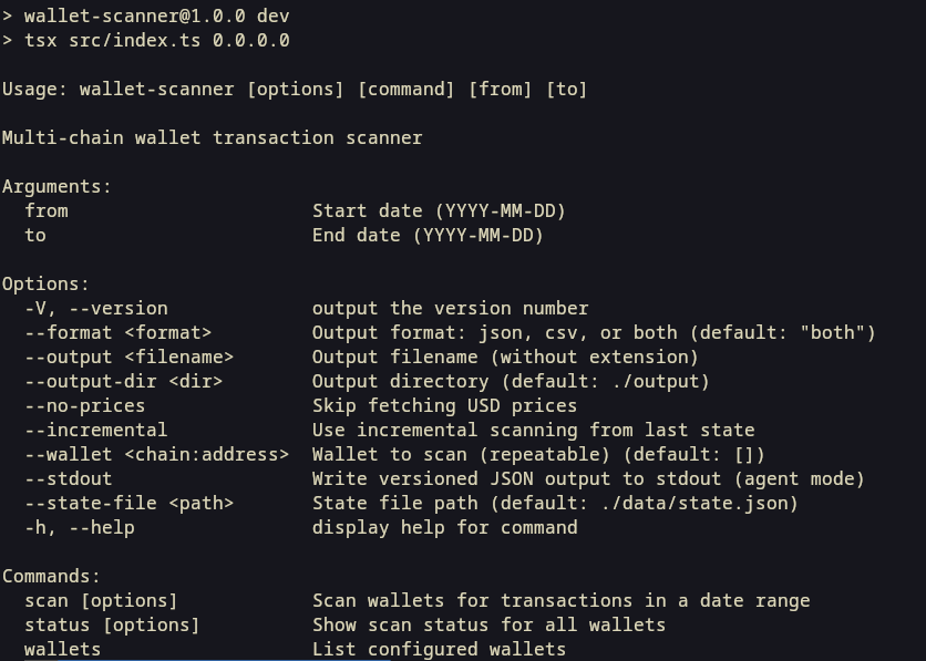 Wallet scanner